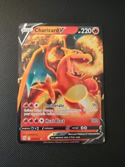 Pokemon Charizard V 017/172 Swsh09: Brilliant Stars Ultra Rare Holo 220 HP - Image 1