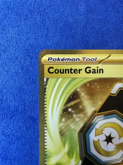 GOLD Holo Counter Gain - 249/191 Hyper Rare Surging Sparks Pokemon TCG - Image 3