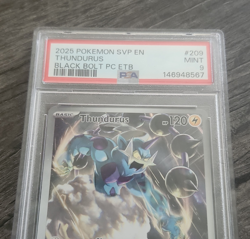 Pokemon Thundurus Promo Holo 209 SV Scarlet & Violet PSA 9 - Image 1