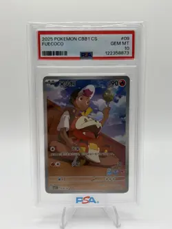 2025 Pokemon Fuecoco 0309/09 Chinese CBB1 Gem Pack PSA 10 - Image 1