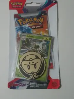 Scarlet & Violet - Base Set Single Pack Blister - Spidops Sealed OFFICIAL Pokemo - Image 1