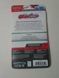 Scarlet & Violet - Base Set Single Pack Blister - Spidops Sealed OFFICIAL Pokemo - Image 2
