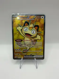 Pokemon Meowth EX 107/088 Evolutions Ultra Rare Holo 170 HP Basic 2016 EN - Image 1