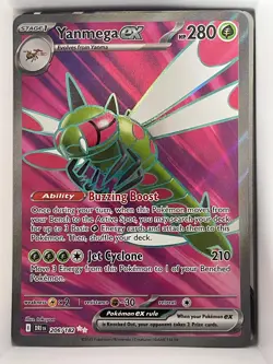 Yanmega ex 206/182 Ultra Rare Destined Rivals Pokemon NM - Image 1