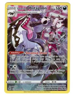 Pokemon TCG Galarian Obstagoon TG10/TG30 Astral Radiance: Rare Tainer Gallery NM - Image 1
