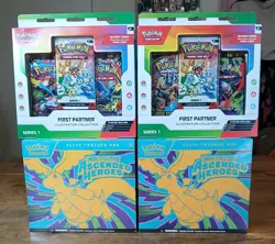 Sealed Pokemon TCG: Ascended Heroes ETB & First Partner Illustration Set Of 4 - Image 1