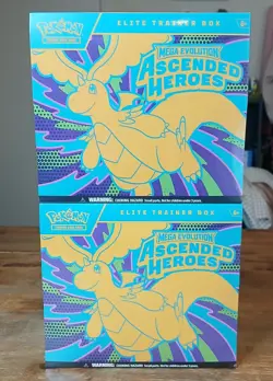 Sealed Pokemon TCG: Ascended Heroes ETB & First Partner Illustration Set Of 4 - Image 3