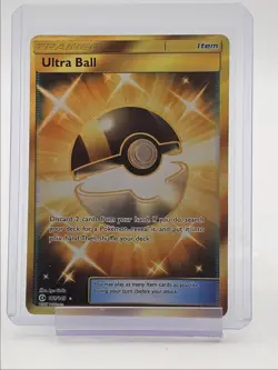 ULTRA BALL 2017 POKEMON SUN & MOON HYPER RARE 161/149 Q2283 - Image 1