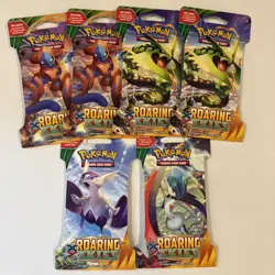 2015 Pokemon XY Roaring Skies Hanger Sleeve Booster Pack - Image 1