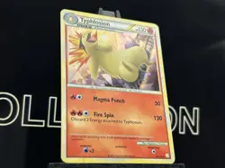 Pokemon Typhlosion Cracked Ice Holo 32/123 Deck Exclusives LP - Image 4