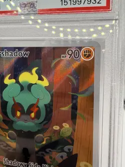2025 Pokemon Mega Evolution Illustration Rare Marshadow #146 PSA 9 Mint - Image 3