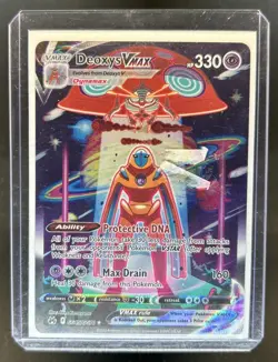 2023 Pokemon SWSH Crown Zenith Deoxys VMAX Galarian Gallery #GG45/GG70 - Image 1
