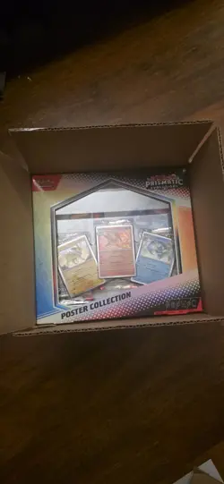 Lot of 6 Pokemon TCG Prismatic Evolutions Poster Collection Sealed New - Image 1