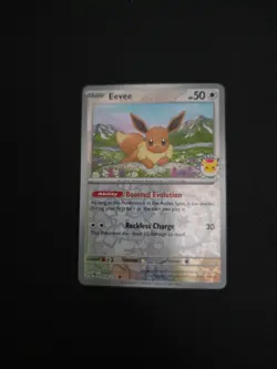 Eevee 74 - (Pokemon Day 2025) (Reverse Cosmos Holo) Prismatic Evolution - Image 1