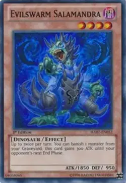 Yugioh - Evilswarm Salamandra (Super Rare) (1st Edition) - HA07-EN052 (P) - Image 1