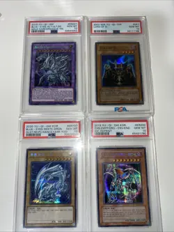 Yu-Gi-Oh! TCG SLAB LOT PSA10 English& Korean Edition - Image 1