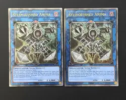 2024 YUGIOH MP24 QCR SECRET RARE RELINQUISHED ANIMA X2 NM - Image 1