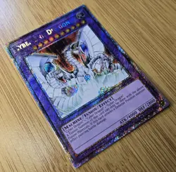 Yugioh Cyber End Dragon RA03-EN156 1st Edition Platinum Secret Rare (PSR) NM - Image 3