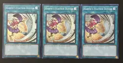 2024 YUGIOH MP24 SECRET RARE HARPIES FEATHER DUSTER X3 NM - Image 1