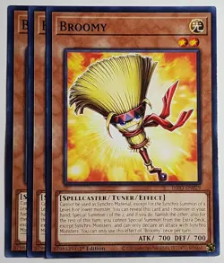 Yugioh x3 Broomy INFO-EN029 Common 1st Edition - Image 1