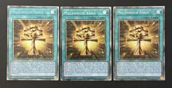 2025 YUGIOH MP25 1ST ED STARLIGHT RARE MILLENNIUM ANKH X2 NM SET - Image 1