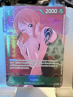 One Piece CCG Nami Extra Booster Anime 25th Collection EB02-017 Alt Art NM - Image 1