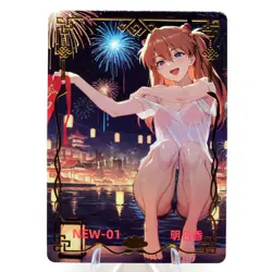 Asuka NEW - Evangelion - Goddess Story Anime Waifu Trading Card - Image 1