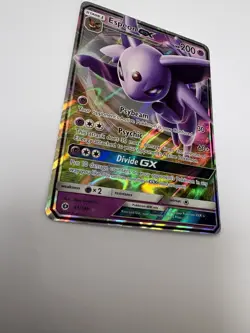 Pokemon Espeon GX Sun & Moon Ultra Rare Full Art 61/149 Holo Card English - Image 2