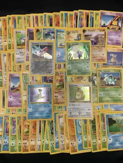 Vintage WOTC Pokemon Card Lot - 1999/2001 - Holo Rare/Bulk - 100+ Cards - Image 1