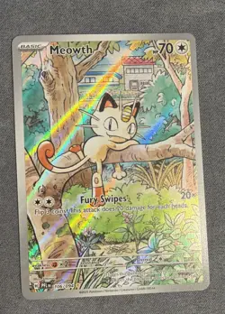 Meowth 106/094 Phantasmal Flames English Pokemon Card TCG - Image 1