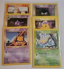Pokemon 102 Unlimited - Lot of 14 Basic Base Cards - NO DUPES - Image 2