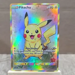 Pokemon Pikachu 299 Holo 70 HP Lightning Basic Card FAN ART NON-TCG - Image 1