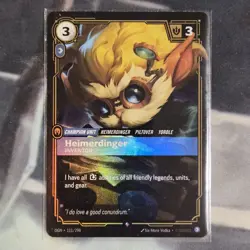 Riftbound Heimerdinger Card Origins OGN 111/298 League Of Legends English - Image 1