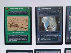 Star Wars CCG Misprint/Miscut Card Lot Of 7, Moderately To Severely Miscut - Image 2