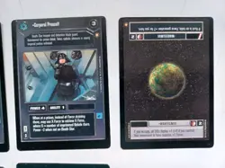 Star Wars CCG Misprint/Miscut Card Lot Of 7, Moderately To Severely Miscut - Image 3