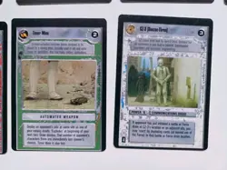 Star Wars CCG Misprint/Miscut Card Lot Of 7, Moderately To Severely Miscut - Image 4