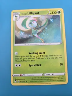Pokemon Card 010/195 HISUIAN LILLIGANT - SILVER TEMPEST - RARE - NM - Image 1