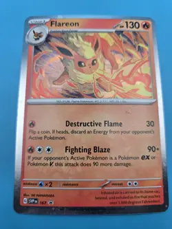 Flareon - 167 (Cosmos Holo) 167 Sv: Scarlet & Violet Promo Cards Holo NM - Image 1