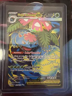 Mega Venusaur EX 155/132 Mega Evolution Full Art Card NM/M Condition - Image 1