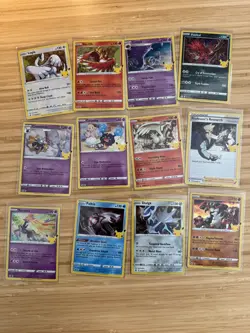 Pokemon Celebrations 25th Anniversary LOT of 12 Cards HOLO M/NM - Image 1
