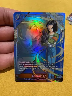 Android 17 FB09-029 Alternate Art Dual Evolution Dragon Ball Card English Fusion - Image 1