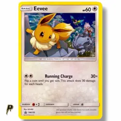 Eevee SM235 - 2019 Sun & Moon Black Star Promo Holo Pokemon Card M/NM - Image 1