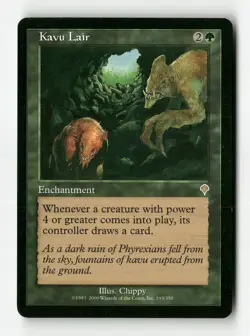 Kavu Lair - Invasion - #193 - Non-Foil - NM - MTG - Image 1