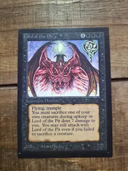 Lord of the Pit x (1) MTG - Collectors' Edition (CE) - EX/NM - Image 1