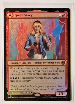 Gwen Stacy Foil #78 Spider-Man Magic the Gathering - Image 1