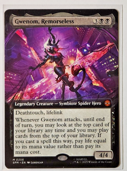 Gwenom Remorseless Non-Foil #256 Spider-Man Magic Borderless - Image 1