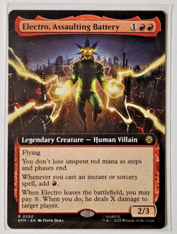 Electro, Assaulting Battery Non-Foil #260 Spider-Man Magic - Image 1