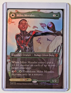 Miles Morales Foil #234 Spider-Man Magic the Gathering Borderless - Image 1
