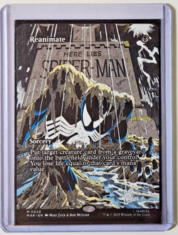 Reanimate Non-Foil Spider-Man Magic the Gathering Borderless Extended Art - Image 1