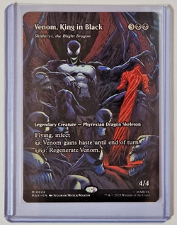 Venom, King in Black Skithiryx Non-Foil Spider-Man Magic Borderless Extended Art - Image 1